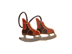 Елочная игрушка Хоккейные коньки