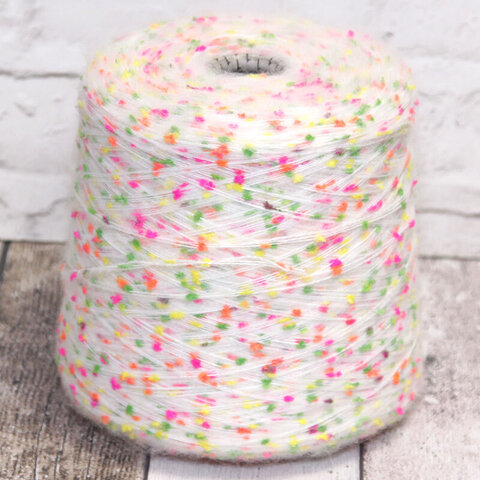 Смотка с кидмохером 225 белый с крапинками