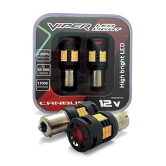 LED лампы PY21W (BAU15S) (3020) 30SMD Orange