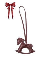 Брелок HORSE цвета баклажан
