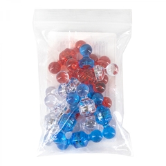 
          Магниты для доски в форме пешки Alingar, 15 мм, 30 шт в наборе, микс (прозрачный, синий, красный), зип-пакет