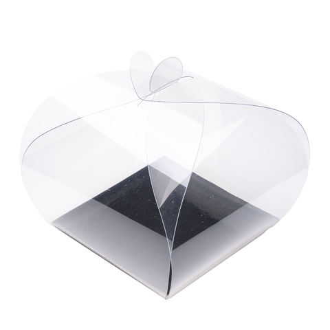 Коробка «Хао бао» 80×80×80 мм с чёрной подложкой