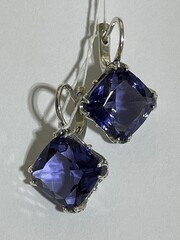 Мармелад (серьги из серебра)