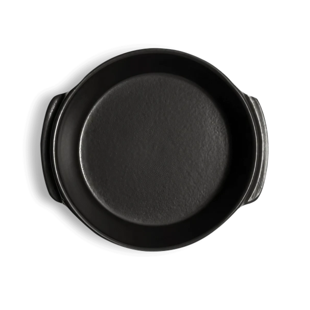 Мини-форма керамическая Emile Henry для запекания круглая базальт