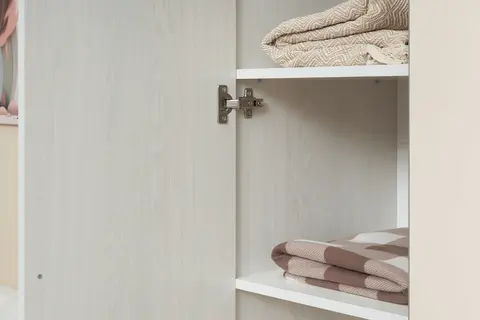 Шкаф 3-х створчатый Белла ясень белый