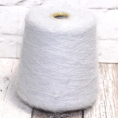 Кидмохер с бэби альпакой Lanificio del'Olivo NOIR 2300 светло-серый