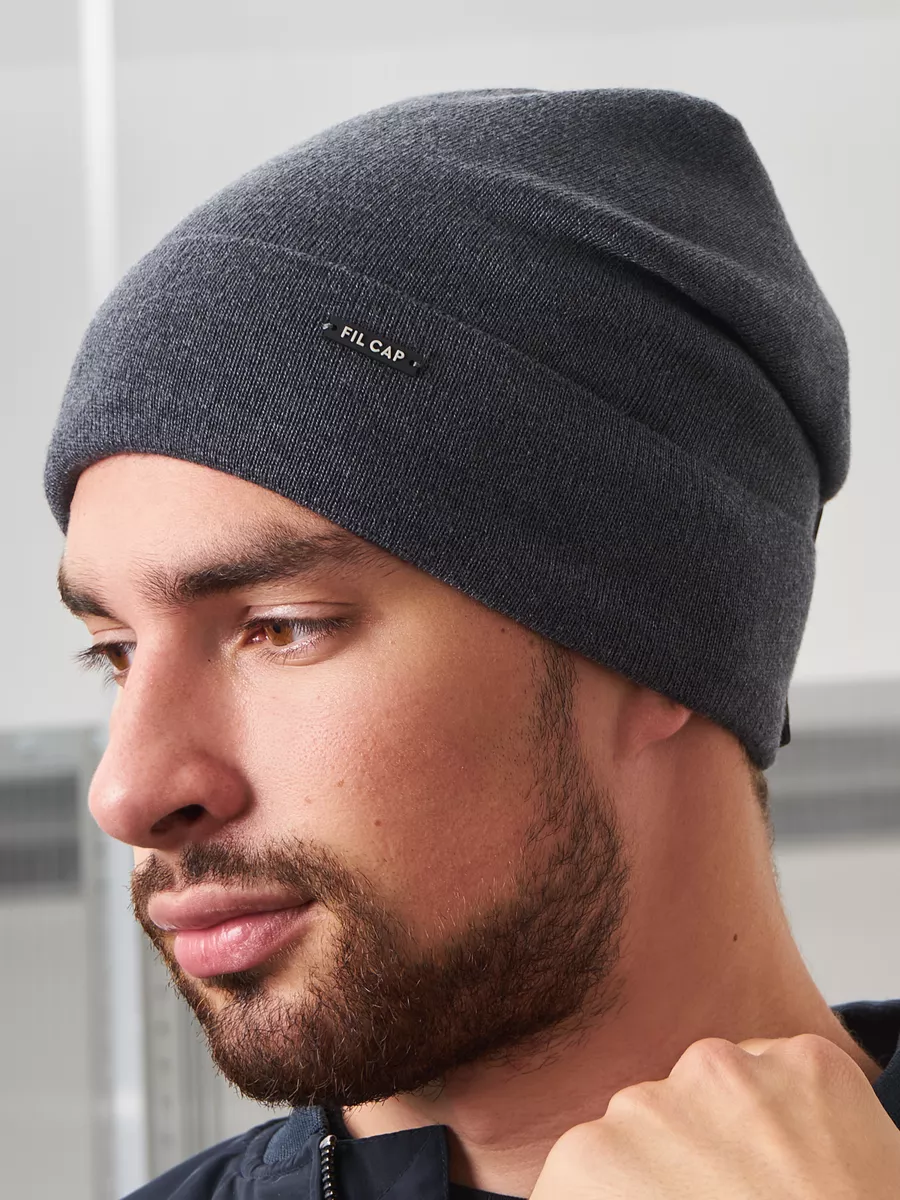 Шапка бини зимняя весенняя с флисом