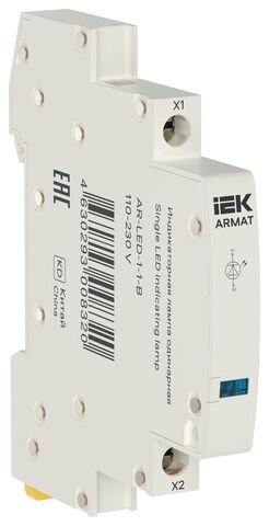 ARMAT Лампа инд. одинарная LED 110-230В AC гол. IEK