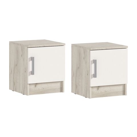 Басямиф Тумба (комплект 2 шт.) (Кашемир, Дуб Крафт серый)