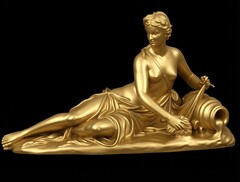 Силиконовый молд Девушка с кувшином