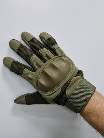 Тактические перчатки STG - олива