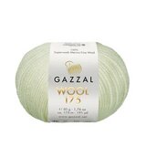 Пряжа Gazzal Wool 175 300 молочный