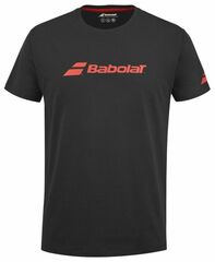 Теннисная футболка Babolat Exercise Tee Men - black/black