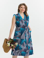 4532 Сарафан на пуговицах