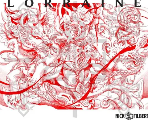 LORRAINE by Nicholas F. Coloring book