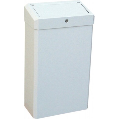 Merida KSB106.R Корзина для мусора с конусным отверстием металлическая " STELLA R" (WHITE) 27 л.