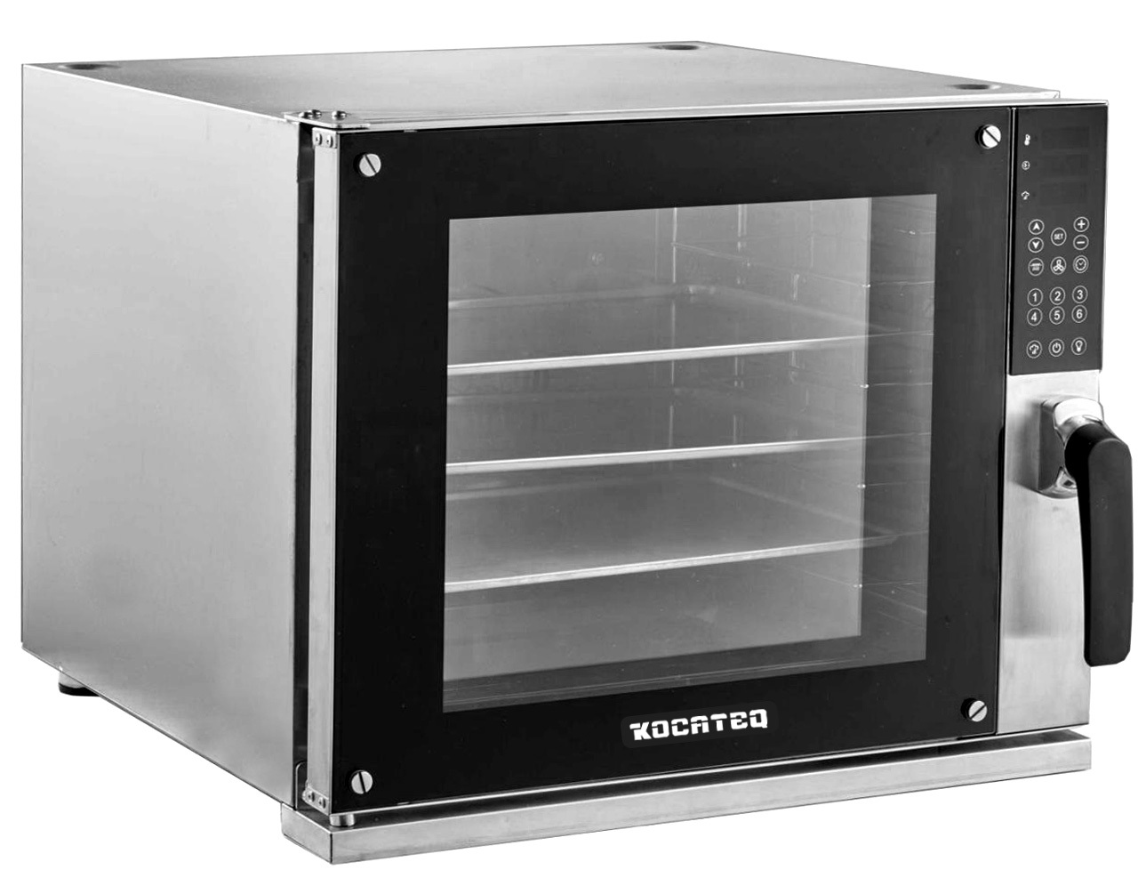 Конвектомат Kocateq YXD 4SE 44x32 электрический, вместимостью 4 ур. 44*32 см, с программируемым увлажнением, с грилем, сенсорная панель