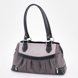 Сумка Саломея 852 мульти итальянский серо-черный