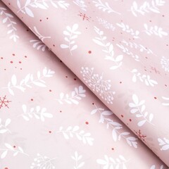 Упаковочная бумага глянцевая, «Олени», двухсторонняя, 0,7*1 м, 5 листов