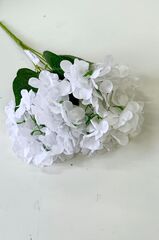 Растение искусственное, Цветок, Гортензия Эйя, Белый, 16*48 см