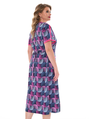 1351В Халат на пуговицах