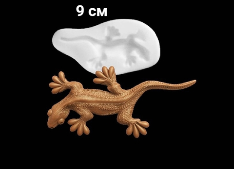 Силиконовый молд № 541 Ящерица большая левая