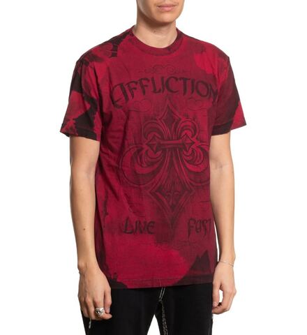Affliction | Футболка мужская Vengeance Tee CHILI PEPPER A29077 справа