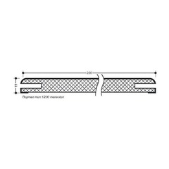 Добор телескоп массив ольхи ОКА паз с двух сторон
