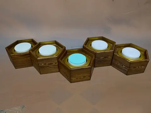 Светильник накладной "Соты"