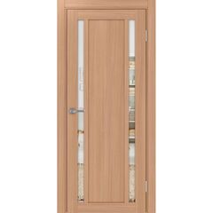 Купить Межкомнатная дверь экошпон Турин 522.212 ясень тёмный остеклённая