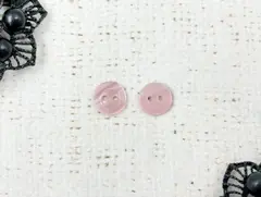 Пуговицы блузочные, d 1,1 см, 2 прокола, чайная роза