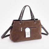 Сумка Саломея 168 эко-замша шоколад