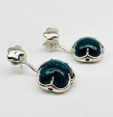 Серьги из серебра Pasquale Bruni цвет морская волна коллекция Ton Joli