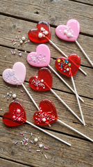 Карамель леденцовая «Сердце» на основе подсластителя изомальт