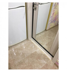 Входная металлическая дверь Бункер БН-14 зеркальная вставка Максимум ФЛЗ-1 Сандал белый