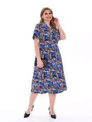 4536 Халат на пуговицах