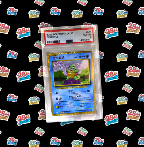Коллекционная карточка Pokemon (Japan) (PSA 8) Squirtle (CLK-001)