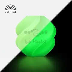 Пластик для 3D-печати Bambu Lab PLA Glow, 1.75 мм, 1 кг, зелёный (Glow Green), на катушке, A12-G0-1.75-1000-SPL