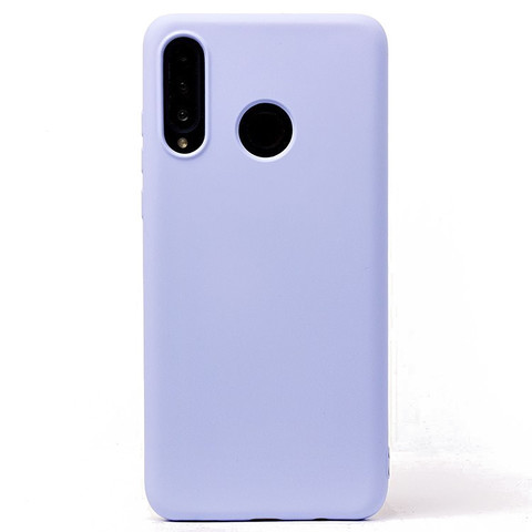 Чехол для Huawei Honor 20S/20 Lite/P30 Lite Софт тач мягкий эффект / микрофибра светло-фиолетовый