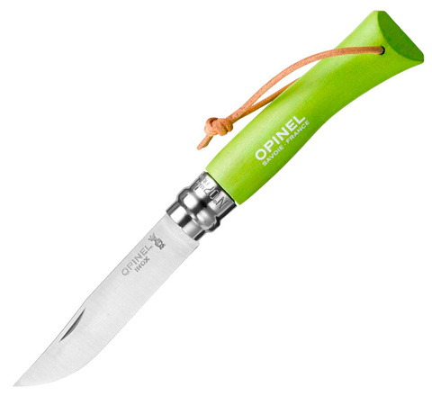 Нож складной перочинный Opinel Tradition Trekking №07, 180 mm, салатовый (002207)