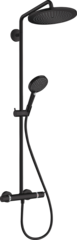 Душевая система с термостатом для душа, черный Hansgrohe Croma Select S 26890670