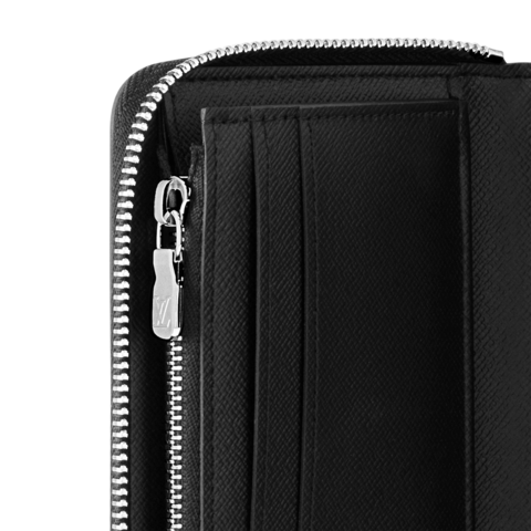 Портмоне Louis Vuitton Zippy Vertical Taiga Black