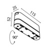 Комплектующие для трекового светильника Maytoni Accessories for tracks radity TRA084FC-11SW