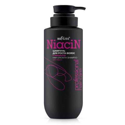 Шампунь для роста волос с ниацином , 500 мл ( Professional HAIR CARE )