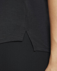 Топ теннисный Nike Dri-FIT One Luxe Women's Standard Fit Tank - black/reflective silver