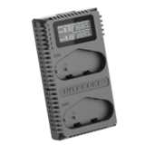 Зарядное устройство Nitecore UCN4PRO Dual Slot USB Charger QC 2.0 для аккумуляторов LP-E19/LP-E4/LP-