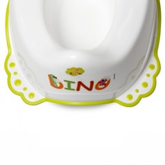 Горшок  c антискользящим покрытием Dino (белый)