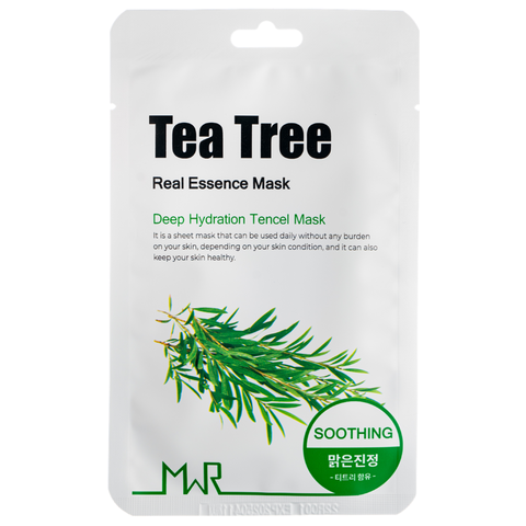 Yu.R Me MWR tea tree sheet mask Маска для лица тканевая с экстрактом чайного дерева