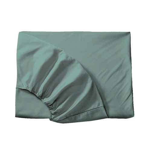 Простыня на резинке 160x200x35 Mollen нефритовая