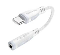 Аудио-переходник Borofone BV17 Converter USB-C - Jack 3.5mm Белый (White)